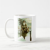 Stニックは町に来ます コーヒーマグカップ (左)