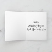 STバーナード氏が「巨大な」記念日の願いを送る シーズンカード (内部)