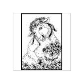 STパトリックのアイリッシュEWEとシャムロックゴムのスタンプ ラバースタンプ (インプリント)