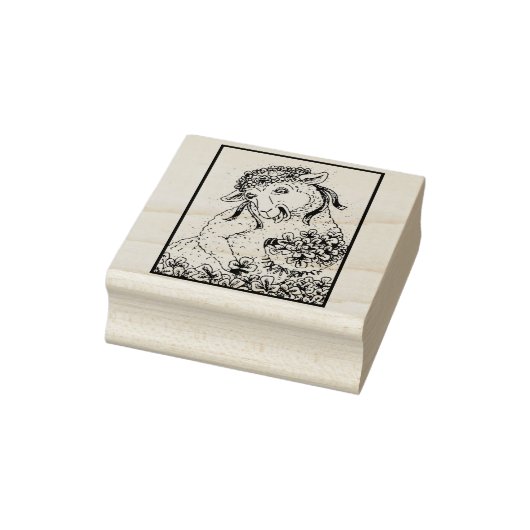 STパトリックのアイリッシュEWEとシャムロックゴムのスタンプ ラバースタンプ (スタンプ)