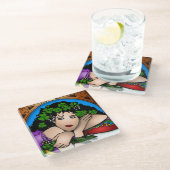 STパトリックの女の子 ガラスコースター (アングル)