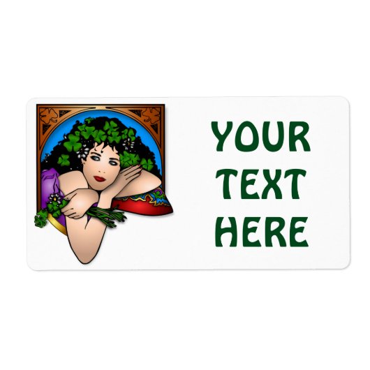 STパトリックの女の子 ラベル (正面)