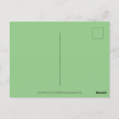 STパトリックの日のフォークアートシャームロックンラディバグ ポストカード (裏面)