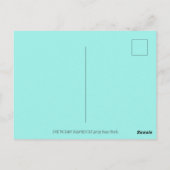 STパトリックの日アイリッシュエウェ、羊&シャムロック ポストカード (裏面)