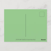 STパトリックの日アイリッシュエウェ、羊&シャムロック ポストカード (裏面)