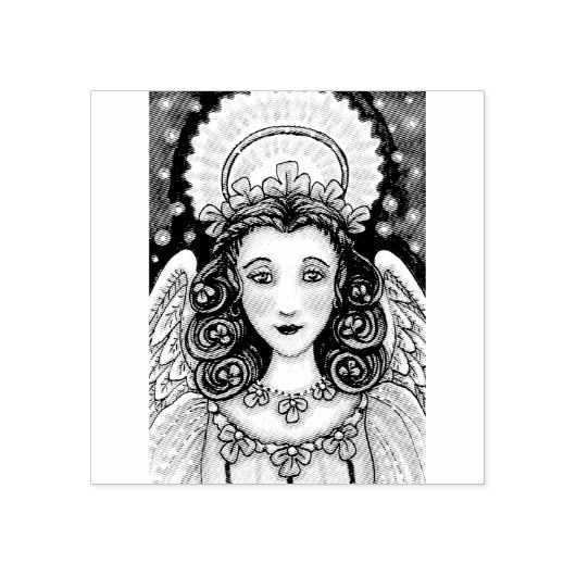 STパトリックの日アイリッシュエンジェルゴムのスタンプ ラバースタンプ (インプリント)