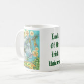 STパトリックの日アイリッシュユニコーンマグ コーヒーマグカップ (正面左)