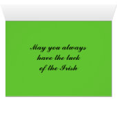 STパトリックの日アイリッシュ運札 (内部横(下))