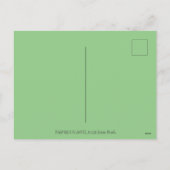 STパトリックの日シャムロックエンジェル、アイルランド恵み シーズンポストカード (裏面)