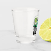 STパトリックの日ヴィンテージトラックグリーンビール ショットグラス (左)