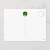 STパトリックの日 – アイリッシュガールエメラルドジェムストーン シーズンポストカード (裏面)