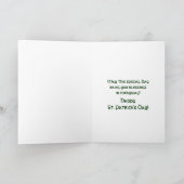 STパトリックの日 – CELTIC CROSS カード (内部)