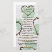 STパトリックの祈りの言葉カスタム宗教的ブックマーク (正面/裏面)