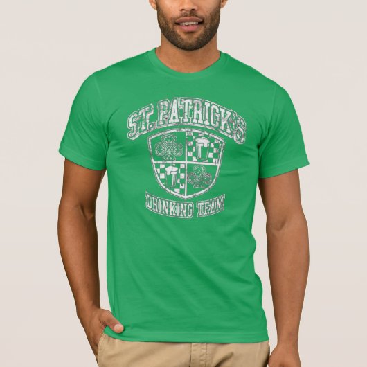 STパトリックの飲みチーム Tシャツ (正面)