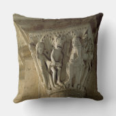 Stベネディクト実行aを描写する柱頭 クッション (裏面)