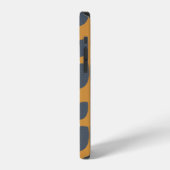 stモダンの抽象芸術シームレスな幾何パターン iPhoneケース (左側面)