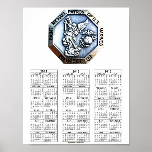 ST海兵隊のマイケル・パトロン・サン ポスター (正面)