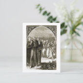 St.、およびドルイド教司祭によって攻撃されて詠唱している、コルンバ ポストカード (スタンド正面)