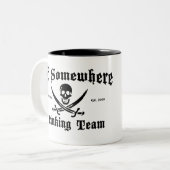 St.どこかに飲むチームマグ ツートーンマグカップ (正面左)