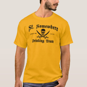 St.どこかに飲むチームTシャツ Tシャツ