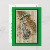 St.のバレンタインの郵便はがきへの祈りの言葉 シーズンポストカード (正面/裏面)