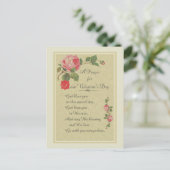 St.のバレンタインデーの祈りの言葉 シーズンポストカード (スタンド正面)