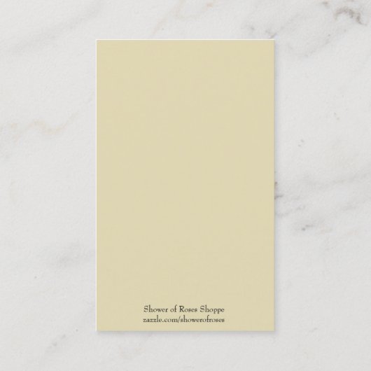 St.のバレンタインデーの神聖なカードのための祈りの言葉 名刺 (裏面)