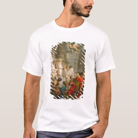St.のベズル(キャンバスの油)の固まり Tシャツ (正面)