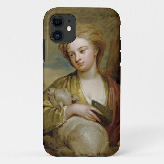 St.アグネス、伝統的にIDとして女性のポートレート Case-Mate iPhoneケース (裏面)