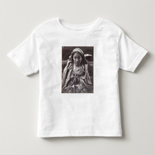 St.アグネス(卵白のプリント) トドラーTシャツ (正面)