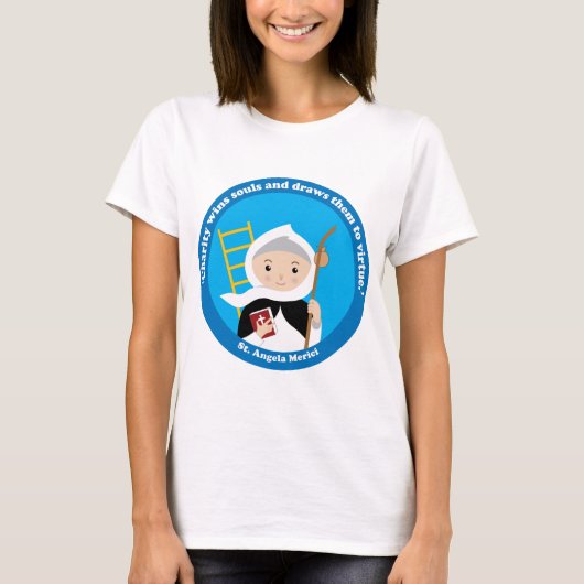 St.アンジェラMerici Tシャツ (正面)