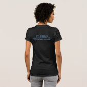 St.エリックの学校のティー Tシャツ (裏面フル)
