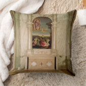 St.クリスティーナの祭壇の背後の飾り クッション (ブランケット)