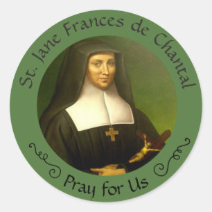 St.ジェーンフランシスdeシャンタルFeast 8月12日 ラウンドシール