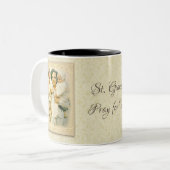 St.ジャンナBeretta Mollaのカトリック教徒の母 ツートーンマグカップ (正面左)