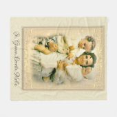 St.ジャンナBeretta Mollaのカトリック教徒の母 フリースブランケット (正面(横))