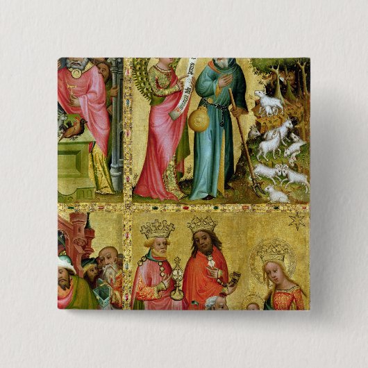 St.ジョアキムへの告知 缶バッジ (正面)