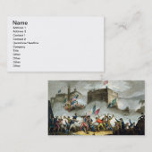 St.ジーンのd'Acreの5月8日のThの違反の防衛 名刺 (正面/裏面)