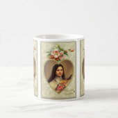 St.テレーズのバレンタインの挨拶のマグ コーヒーマグカップ (中央)
