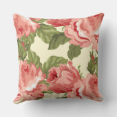 St.テレーズのベビーのイエス・キリストの飼い葉桶のピンクのバラ クッション (裏面)