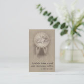 St.テレーズの祈りの言葉の神聖なカードの朝の提供 名刺 (スタンド正面)