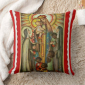 St.テレーズカサリンDrexelメリーのバラの子供 クッション (ブランケット)