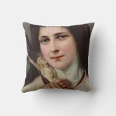 St.テレーズ小さい花の十字架像 クッション (裏面)