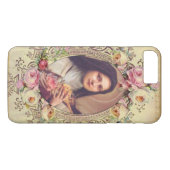 St.テレーズ小さい花w/pinkの白いバラ Case-Mate iPhoneケース (裏面(横))