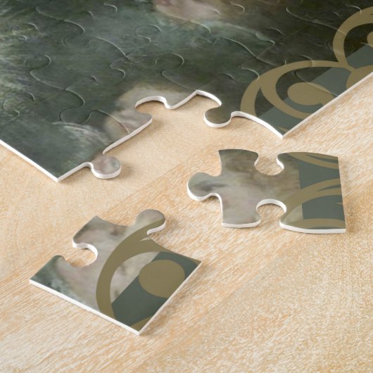 St.テレーズ少し花のバラの天使の天使 ジグソーパズル (側面)