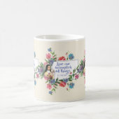 St.テレーズ愛引用文のマグ コーヒーマグカップ (中央)