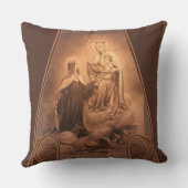 St.テレーズ聖母マリアイエス・キリストのバラ クッション (裏面)