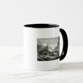 St.ディディエの浴室からのモンブラン マグカップ (正面右)