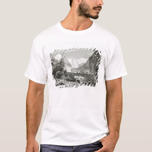 St.ディディエの浴室からのモンブラン Tシャツ (正面)