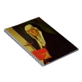 St.ドクレア、c.1485-90 (パネルのテンペラ) ノートブック (右側)